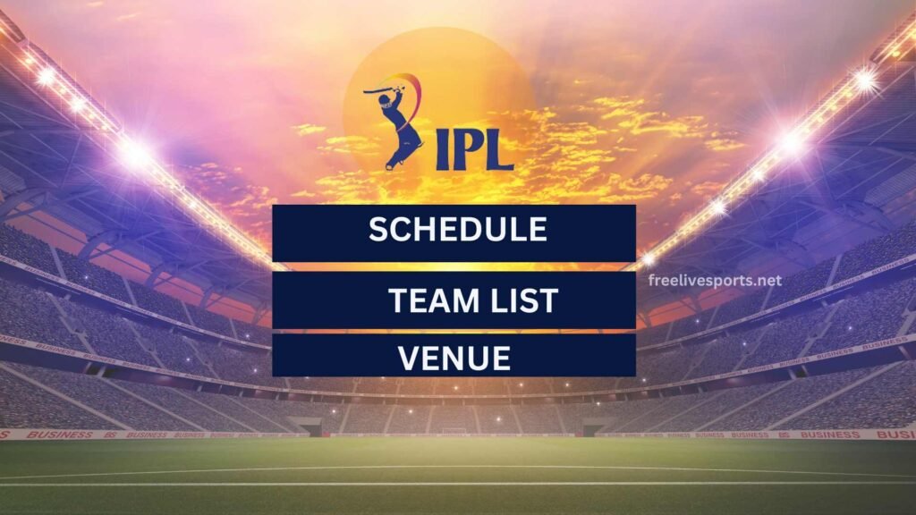 IPL 2024 schedule